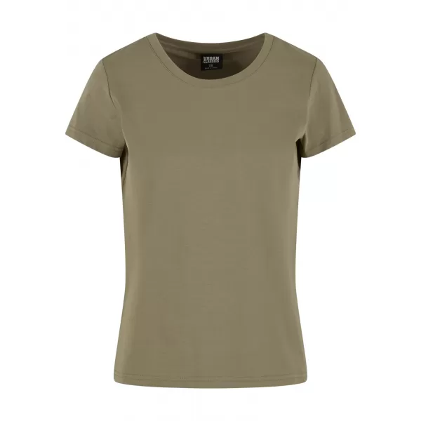  Dámska T -shirt URBAN CLASSICS TB7170 bledá oliva 