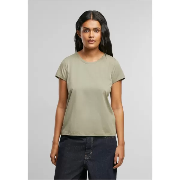  Dámska T -shirt URBAN CLASSICS TB7170 bledá oliva 
