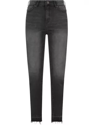 Dámske džínsy URBAN CLASSICS TB6865 Black Washed