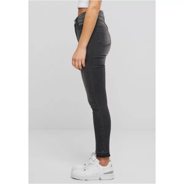  Dámske džínsy URBAN CLASSICS TB6865 Black Washed 