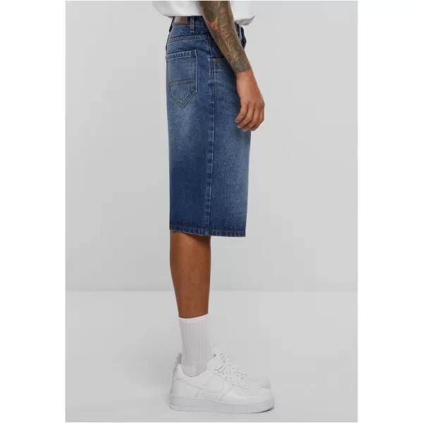  Pánske šortky URBAN CLASSICS TB6639 New Mid Blue Washed 