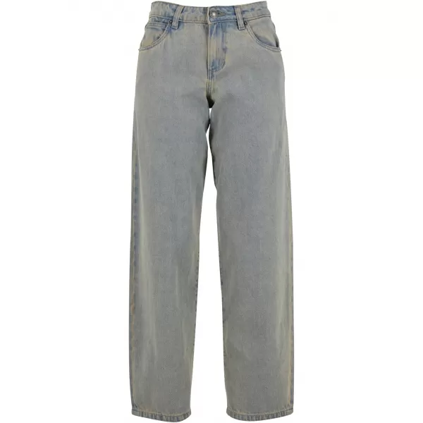  Dámske džínsy URBAN CLASSICS TB7127 NOVÉ SVETLOMODRÉ ŠPINAVÉ VYPRANÉ 