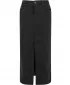 Dámska sukňa URBAN CLASSICS TB7092 ČIERNE UMYTÉ