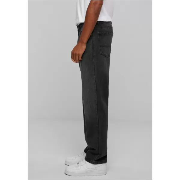  Pánske džínsy URBAN CLASSICS TB6396 Black Washed 