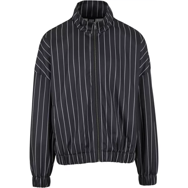  Pánska bunda URBAN CLASSICS TB7382 ČIERNA/BIELA 
