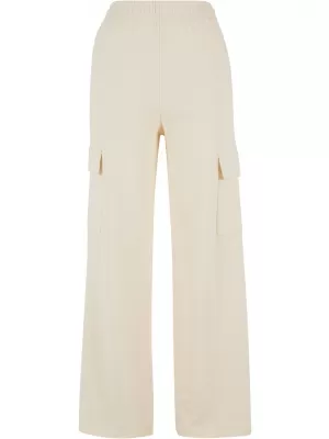 Dámske tepláky URBAN CLASSICS TB6857 biela/piesok