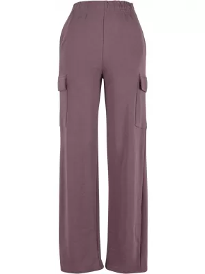 Dámske tepláky URBAN CLASSICS TB6857 vyblednuté fialové
