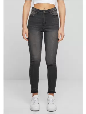 Dámske džínsy URBAN CLASSICS TB6865 Black Washed