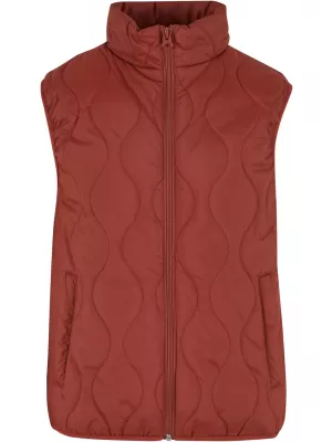 Pánska vesta URBAN CLASSICS TB7012 TMAVÁ HRDZA