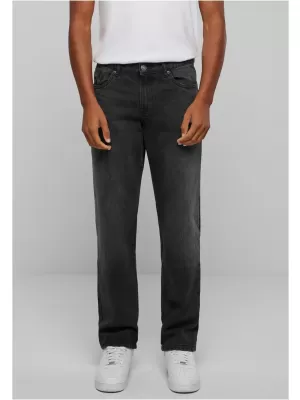 Pánske džínsy URBAN CLASSICS TB6396 Black Washed