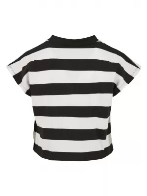 Dámska t -shirt URBAN CLASSICS TB3631A Čierna/biela/čierna