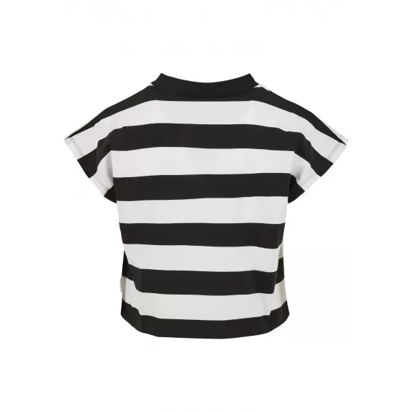  Dámska t -shirt URBAN CLASSICS TB3631A Čierna/biela/čierna 