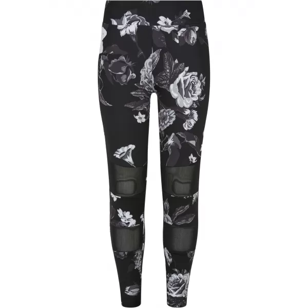  Detské legíny URBAN CLASSICS UCK4005 Dark Flower AOP 