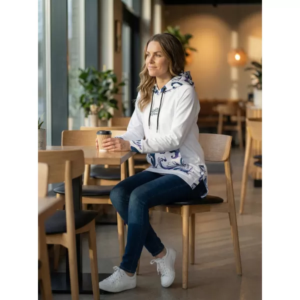  Dámska prémiová funkčná mikina ALTISPORT VOJ/ALW065MI03 BIELA/FIALOVÁ 