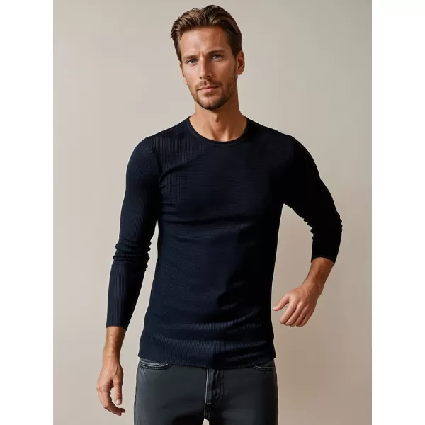  Pánsky sveter DSTREET WX2294 TMAVO MODRÁ 