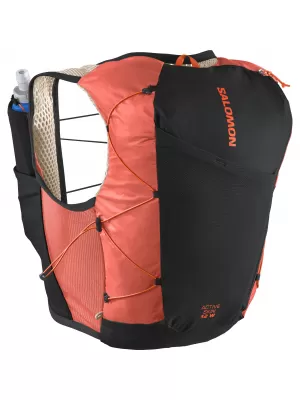 Dámsky ruksak SALOMON ACTIVE SKIN 12 WOMEN SET LC2663200 EMERGLOW/ČIERNA