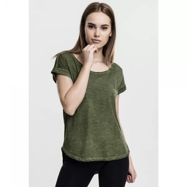  Dámska t -shirt URBAN CLASSICS TB1196 Olive 
