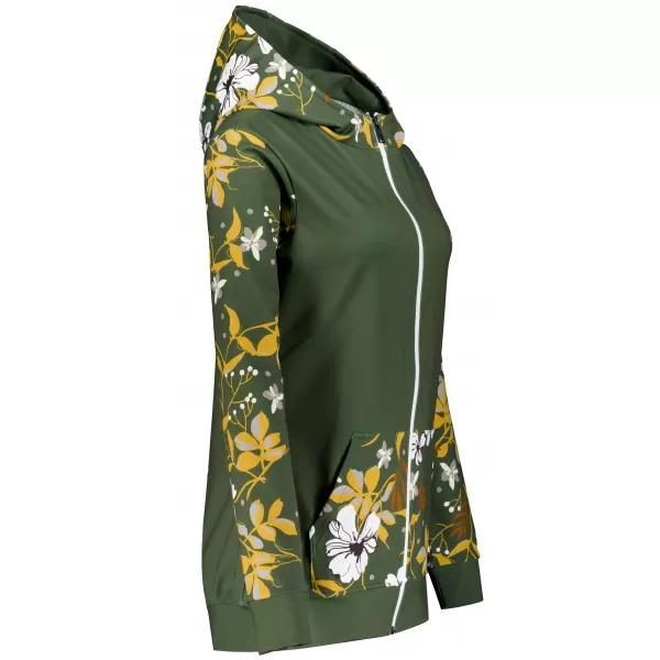  Dámska prémiová mikina na zips ALTISPORT VOJ/ALW063MI02 KAKI 