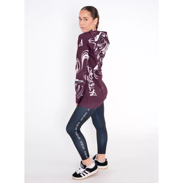  Dámska prémiová mikina na zips ALTISPORT VOJ/ALW064MI02 RUDA 