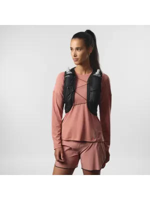 Dámsky ruksak SALOMON ACTIVE SKIN 12 WOMEN SET LC2178600 ČIERNA/KOVOVÁ