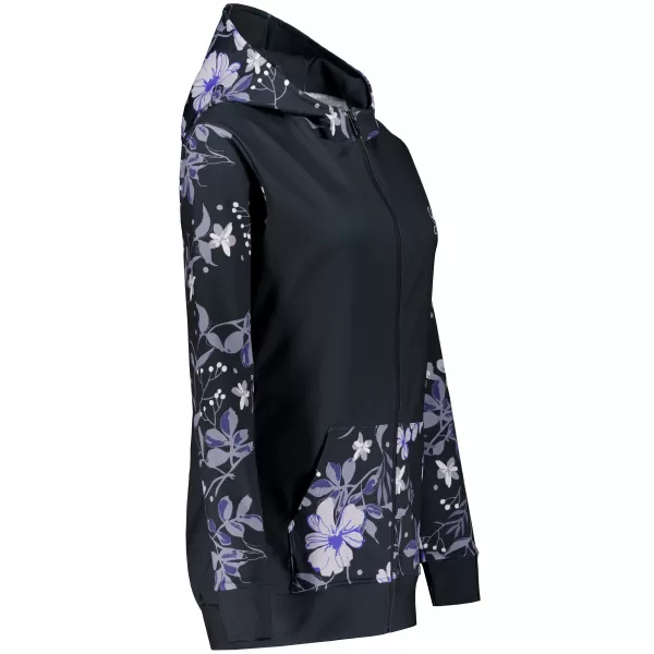  Dámska prémiová mikina na zips ALTISPORT VOJ/ALW063MI02 ČIERNA 