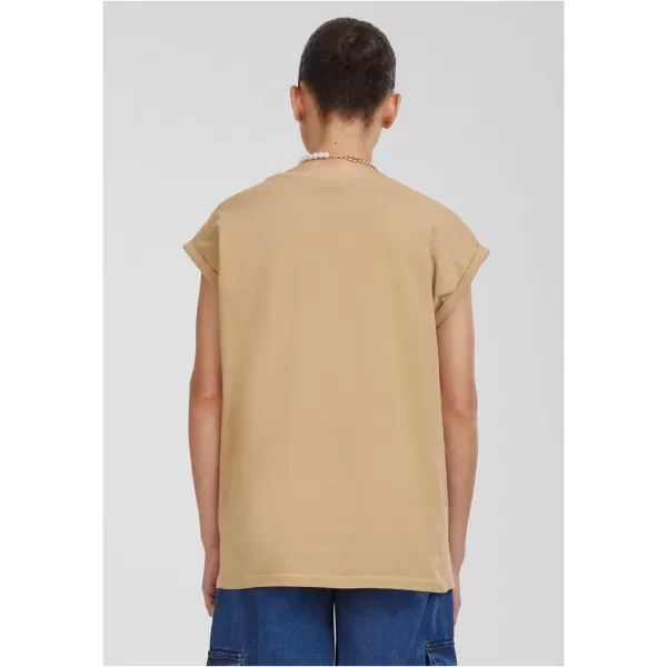  Dámska T -shirt URBAN CLASSICS TB771 Union BEIGE 