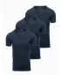 Pánske tričko OMBRE OM-TSBS-0233 3x NAVY BLUE
