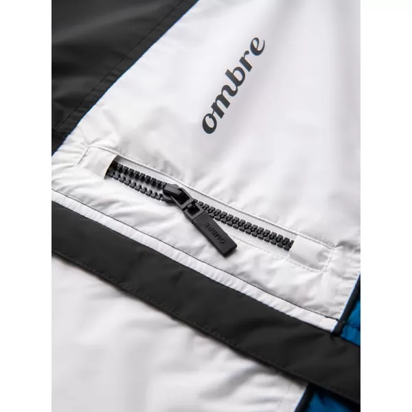  Pánska bunda OMBRE C447 MODRÁ/BIELA/NÁMORNÁ MODRÁ 