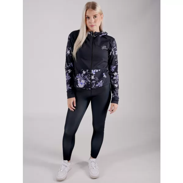  Dámska prémiová mikina na zips ALTISPORT VOJ/ALW063MI02 ČIERNA 