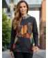 Dámska prémiová mikina na zips ALTISPORT VOJ/ALW061MI02 ORANŽOVÁ/MODRÁ