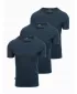 Pánska košeľa OMBRE om-tsbs-0232 3x NAVY BLUE