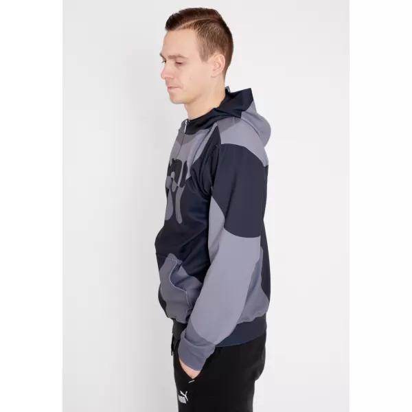  Pánska prémiová mikina na zips ALTISPORT VOJ/ALM056MI02 ČIERNA 