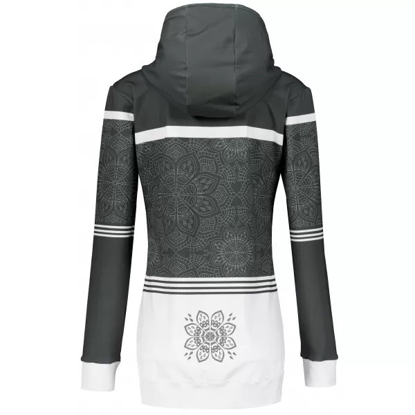  Dámska prémiová mikina na zips ALTISPORT VOJ/ALW023MI02 SIVÁ 