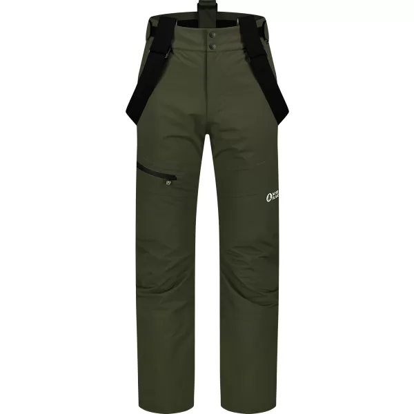 Pánske lyžiarske nohavice NORDBLANC Frosted NBWP8135 Army GREEN 