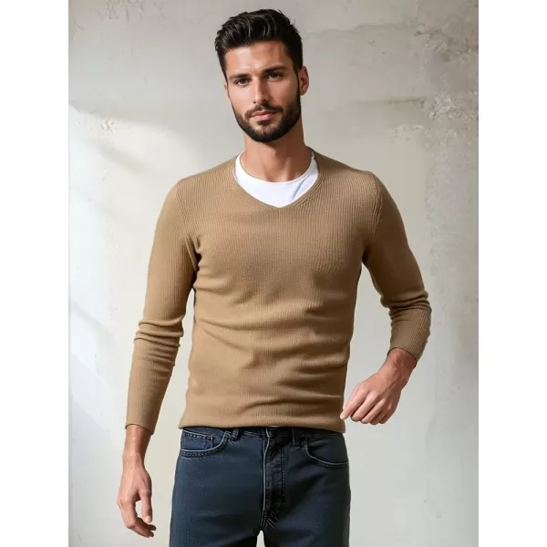  Pánsky sveter DSTREET WX2306 KARAMEL 