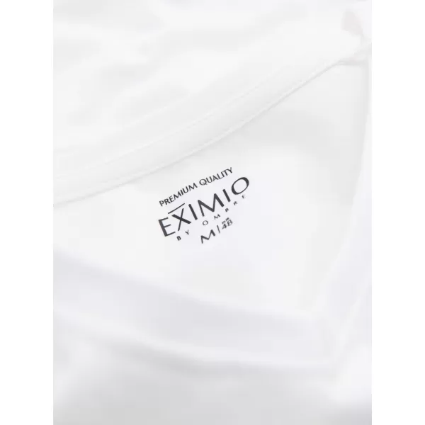  Pánske tričko OMBRE OM-LSCL-0105 BIELA 