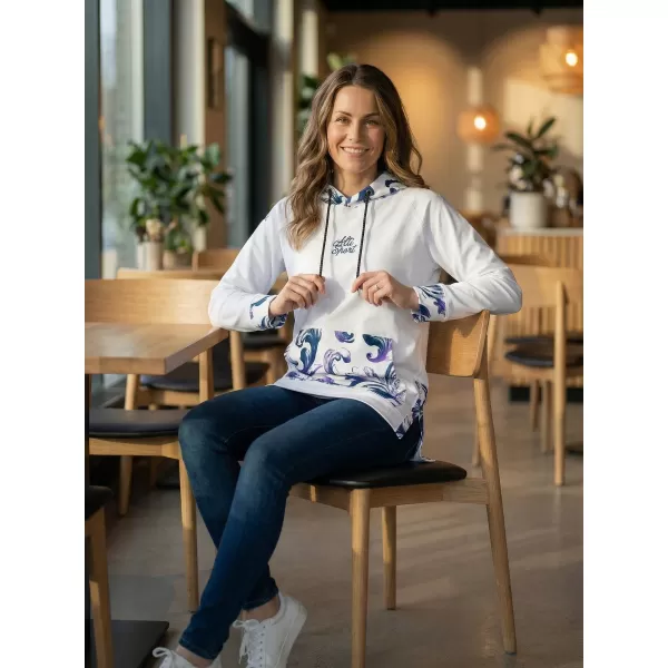  Dámska prémiová funkčná mikina ALTISPORT VOJ/ALW065MI03 BIELA/FIALOVÁ 