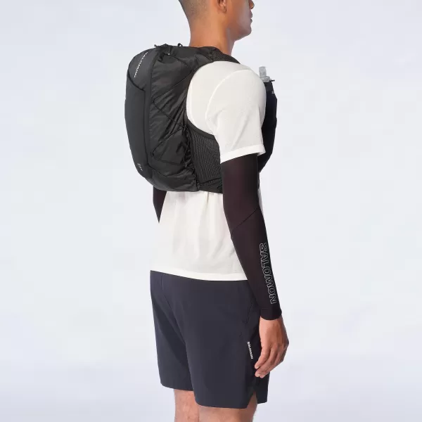  Pánsky ruksak SALOMON ACTIVE SKIN 12 SET LC2177400 ČIERNA/KOVOVÁ 