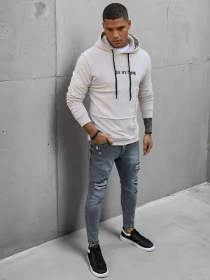 Pánska mikina DSTREET BX5477 KARAMEL