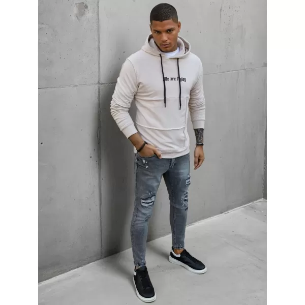  Pánska mikina DSTREET BX5477 KARAMEL 
