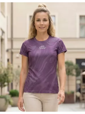 Dámske prémiové funkčné tričko ALTISPORT VOJ/ALW072TR01 FIALOVÁ