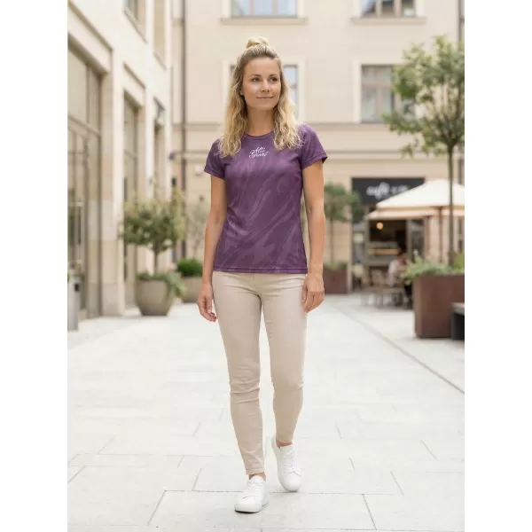  Dámske prémiové funkčné tričko ALTISPORT VOJ/ALW072TR01 FIALOVÁ 