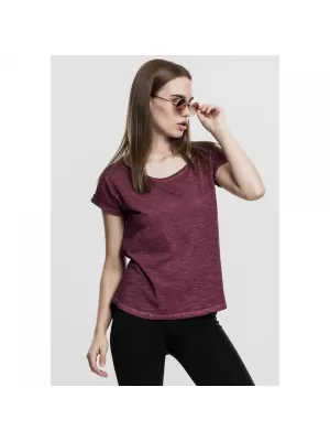 Dámska t -shirt URBAN CLASSICS TB1196 Burgundsko
