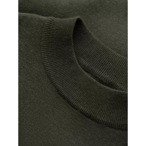  Pánsky sveter OMBRE OM-SWTN-0125 TMAVÁ OLIVA 
