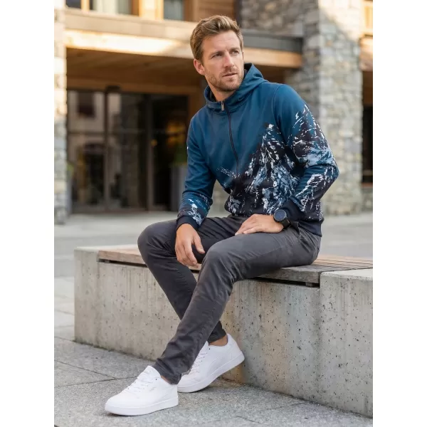 Pánska prémiová mikina na zips ALTISPORT VOJ/ALM059MI02 NÁVYKY 