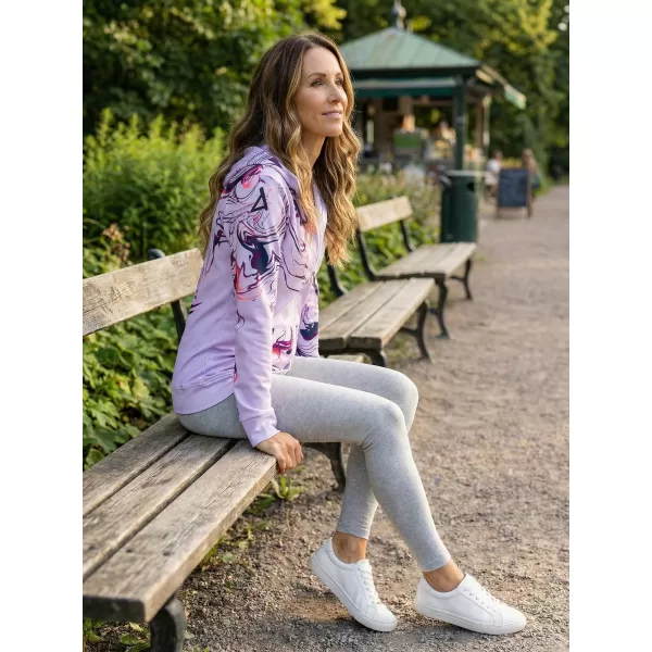  Dámska prémiová mikina na zips ALTISPORT VOJ/ALW064MI02 ORGOVÁN 