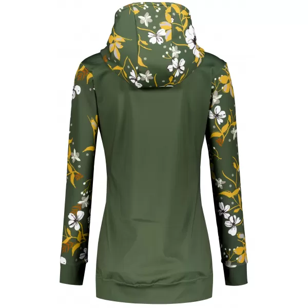  Dámska prémiová mikina na zips ALTISPORT VOJ/ALW063MI02 KAKI 