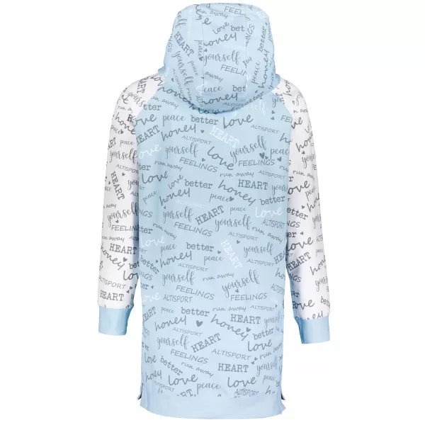  Dámska prémiová funkčná mikina ALTISPORT VOJ/ALW067MI03 BABY BLUE 