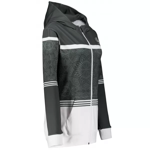  Dámska prémiová mikina na zips ALTISPORT VOJ/ALW023MI02 SIVÁ 