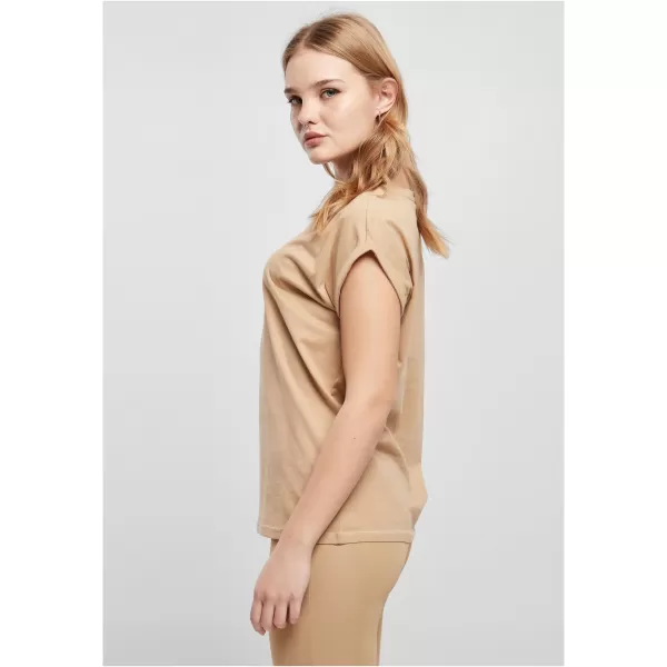  Dámska T -shirt URBAN CLASSICS TB771 Union BEIGE 